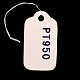 Vitrines de bijoux balises rectangle du prix du papier pour pt 950 bijoux X-CDIS-N001-50-1