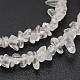 Copeaux de quartz naturel perles de cristal brins G-N0164-30-2