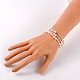 Wrap bracelets de pierres précieuses naturelles BJEW-JB01705-03-2