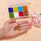 8 cuentas de semillas de vidrio de colores SEED-YW0001-62-8