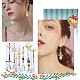 Sunnyclue 56 pièces 7 styles de perles en alliage FIND-SC0006-71-5