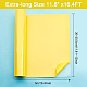 BENECREAT Yellow Heat Transfer Vinyl Roll DIY-WH0043-61B-2
