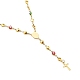 Collares unisex de 304 rosario de acero inoxidable NJEW-L457-001A-G-2