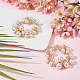 Gorgecraft plastica imitazione perla scarpa decorazione FIND-GF0004-99-4