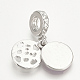 Legierung Emaille europäische baumeln Charms MPDL-Q208-088B-P-2