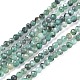 Natural Emerald Quartz Beads Strands G-R475-022A-1