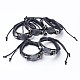 PU Leather Cord Multi-strand Bracelets BJEW-E341-11-AS-1