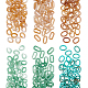 Dicosmetic 480 Uds 6 anillos de unión acrílicos de estilo OACR-DC0001-02-1