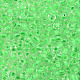 Bagliore nelle perle di semi di vetro trasparente luminoso scuro SEED-YWC0001-01F-3