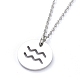 304 Stainless Steel Pendant Necklaces NJEW-E147-01P-3