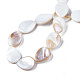 Eau douce naturelle de coquillage perles brins SHEL-S278-068-4