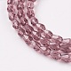 Faceted Glass Beads Strands GLAA-A036-F05-3