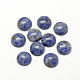 Cabochons de jaspe tache bleue naturelle G-R416-8mm-45-1