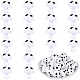 20 pièce de perles focales en silicone champignon JX901C-2