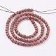 Synthetic Goldstone Beads Strands G-J372-03-4mm-2