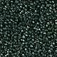 TOHOラウンドシードビーズ  日本製シードビーズ  （384)内側の色は緑/緑  15/0  1.5mm  穴：0.7mm  約3000個/10g X-SEED-TR15-0384-2