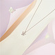 SHEGRACE 925 Sterling Silver Initial Pendant Necklaces JN919A-4