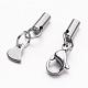 304 Stainless Steel Lobster Claw Clasps FIND-JF00078-02-2