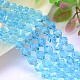 Faceted Polyhedron Imitation Austrian Crystal Bead Strands G-M183-6mm-10A-1