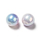 Perlas de plástico abs iridiscentes chapadas en uv SACR-A001-05B-4