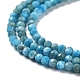 Chapelets de perles en apatite naturelle G-J400-E01-01-4