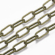 Unwelded Iron Paperclip Chains CH-S125-02C-AB-1