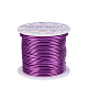 Benecreat Fil d'aluminium de calibre 18 (1 mm) 492 pi (150 m) artisanat de bijoux anodisé faisant des perles de fil d'artisanat en aluminium de couleur florale - violet AW-BC0001-1mm-06-1
