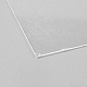 有機ガラスシート  クラフトプロジェクト用  兆候  DIYプロジェクト  長方形  透明  296x210x0.6mm AJEW-WH0105-61B-2