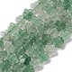 Природный зеленый бисер пряди клубники кварца G-B138-C05-01-2