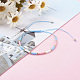 Adjustable Nylon Thread Braided Bead Bracelets BJEW-JB06160-04-5