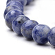 Нити бусины из натуральной бразильской голубой яшмы G-S259-36-12mm-3