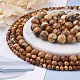 4 brins 4 tailles brins de perles de jaspe photo naturel G-TA0001-29-4