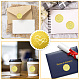 CRASPIRE 408pcs 2 Inch Heart Gold Embossed Envelope Seals Stickers Everlasting Love Round Gold Foil Stickers Certificate Seals Self Adhesive Stickers for Valentine's Day Gift Packaging DIY-WH0509-056-4