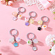 Брелок из сплава эмали и акрила KEYC-TAC00033-5