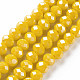 Electroplate Glass Beads Strands EGLA-A034-P10mm-A07-1