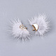 Décorations pendantes de pompon en fausse fourrure de vison FIND-T040-05-2