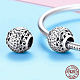 925 Sterling Silver European Beads STER-FF0009-18AS-4