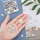 UNICRAFTALE about 120pcs Drop/Heart/Moon Blank Pendant Trays Stainless Steel Blank Bezel Hypoallergenic Tray Base Pendant Cabochon Settings for Jewelry Making DIY Findings Stainless Steel Color STAS-UN0010-01-6