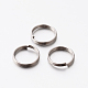 304 anelli portachiavi in ​​acciaio inox STAS-E075-11-1