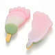 樹脂カボション  足のアイスキャンディー  模造食品  ピンク  38x20x7.5mm CRES-R194-04A-2