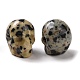 Perles de jaspe dalmatien naturelle G-C038-01R-2