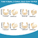 Dicosmetic 80 pz 8 stile 304 risultati del polsino dell'orecchio in acciaio inossidabile STAS-DC0009-59-2