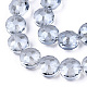 Chapelets de perles en verre électroplaqué EGLA-Q084-14mm-11-2
