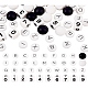 56шт набор силиконовых бусин с буквами и цифрами&nbsp;SIL-PH0001-32-7