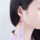 Fabrication de boucles d'oreilles pompon sunnyclue DIY DIY-SC0002-58-7