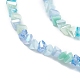 Brins de perles de verre de galvanoplastie de couleur dégradée X-GLAA-E042-02A-3