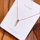 925 Sterling Silver Pendant Necklaces NJEW-BB35417-RG-1