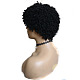 Afro kurze lockige Perücken für Frauen OHAR-E017-02-3