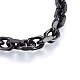 304 Stainless Steel Cable Chain Necklaces NJEW-H493-18B-2