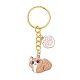 Брелки из сплава эмали&nbsp;KEYC-JKC01324-4
